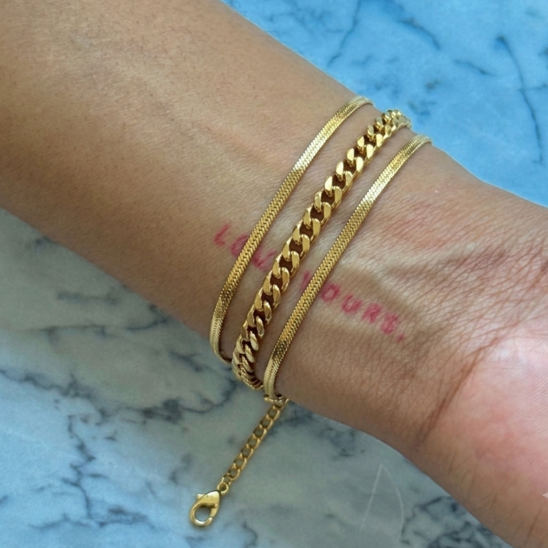 Trio Bracelet - Gold
