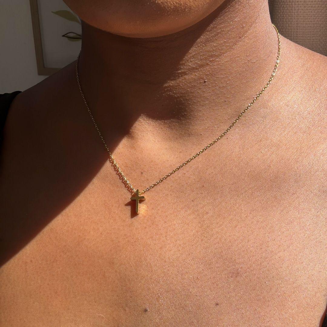 Gold Cross Necklace