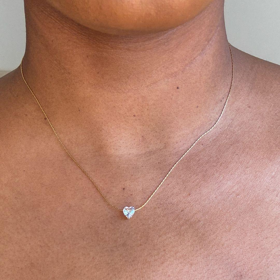 Lumi Heart Necklace - Gold