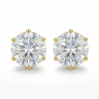Ava Stud Earrings - Gold