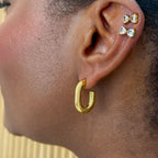 Cleo Hoop Earrings - Gold