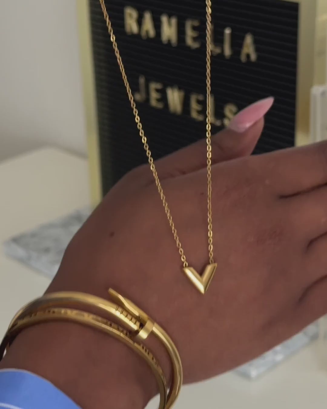 Nova Necklace - Gold