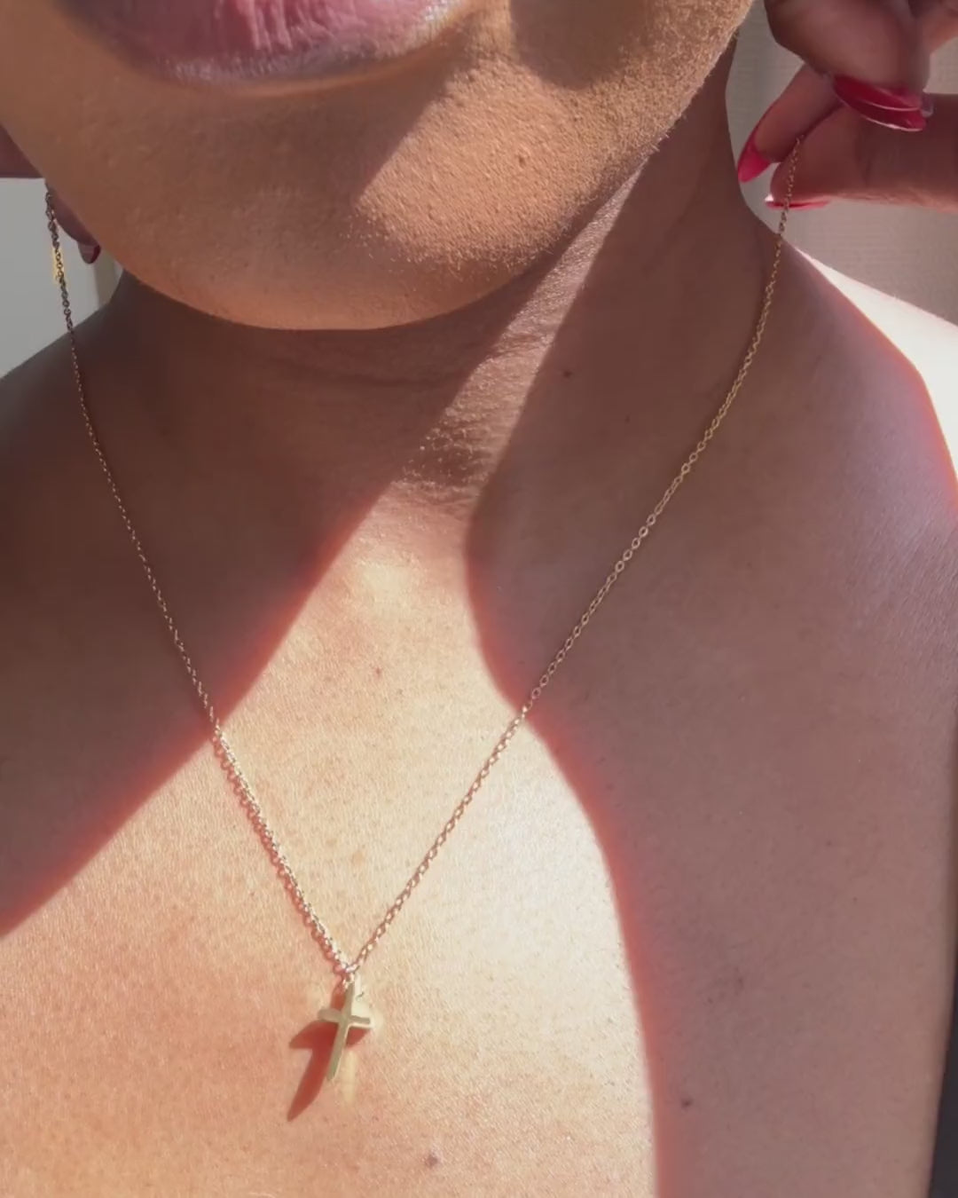 Gold Cross Necklace