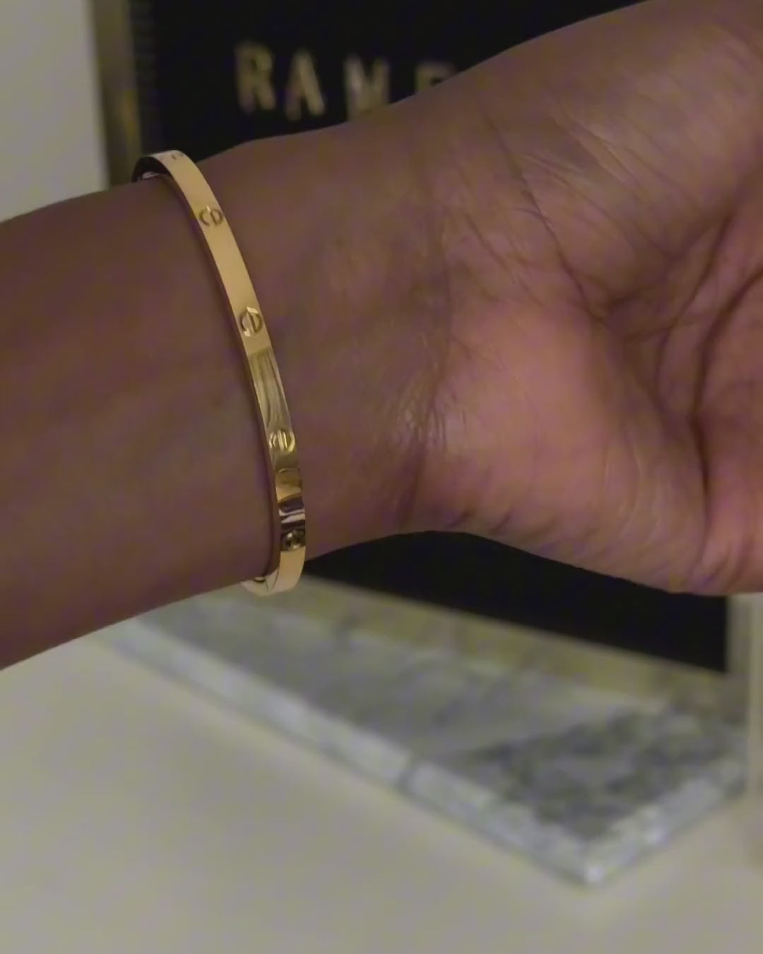Cuffed Bracelet - Gold